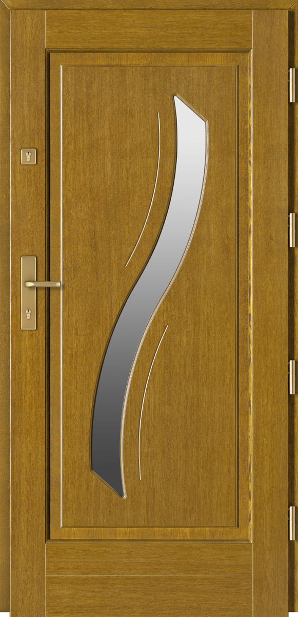 Drzwi zewnętrzne drewniane BARAŃSKI DRZWI DB 09a