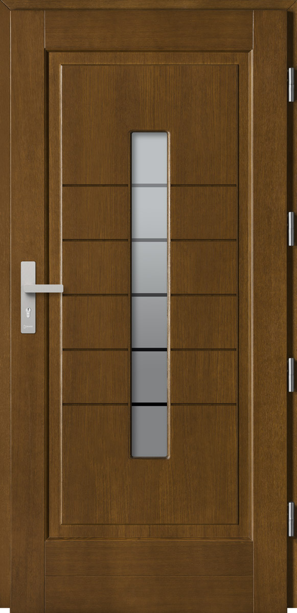 Drzwi zewnętrzne drewniane BARAŃSKI DRZWI DB 12