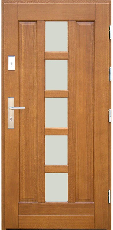 Drzwi zewnętrzne drewniane DERPAL D-14