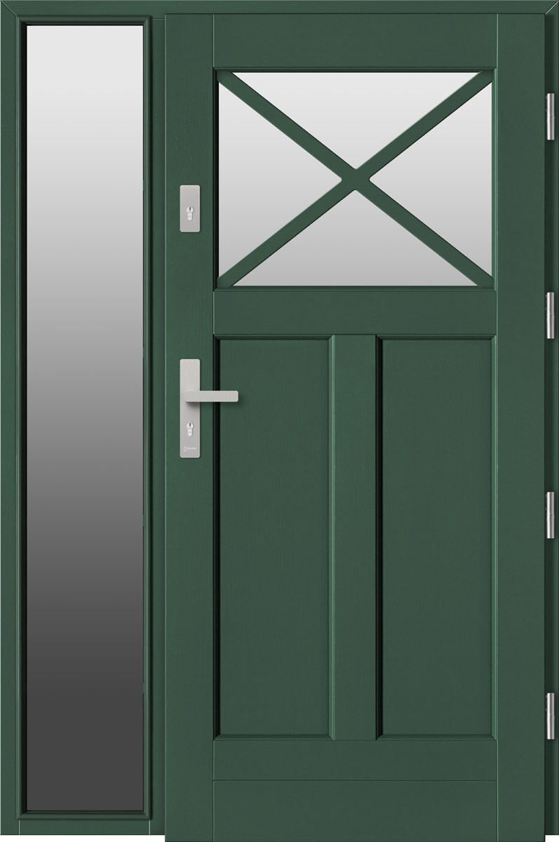 Drzwi zewnętrzne drewniane BARAŃSKI DRZWI DB 158