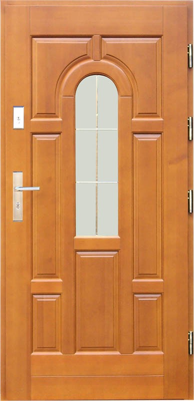 Drzwi zewnętrzne drewniane DERPAL D-19