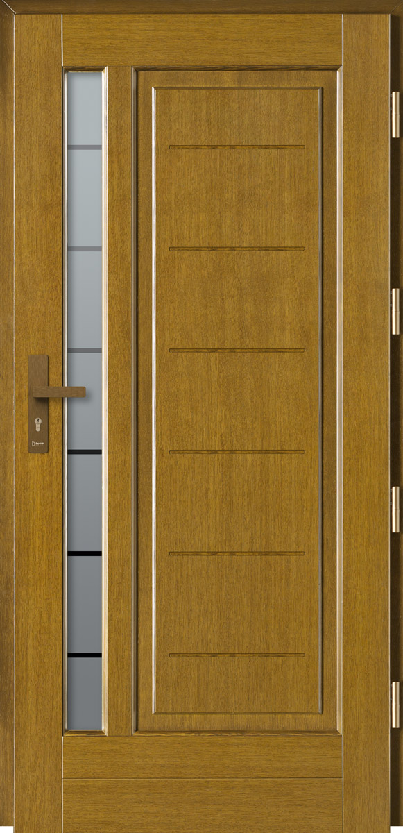 Drzwi zewnętrzne drewniane BARAŃSKI DRZWI DB 45