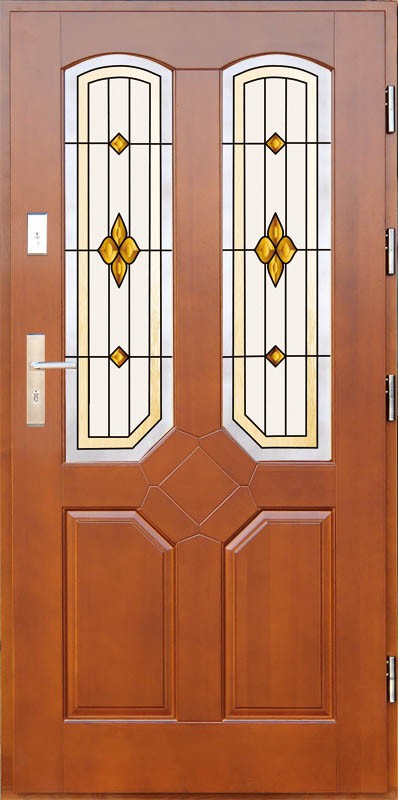 Drzwi zewnętrzne drewniane DERPAL D-30