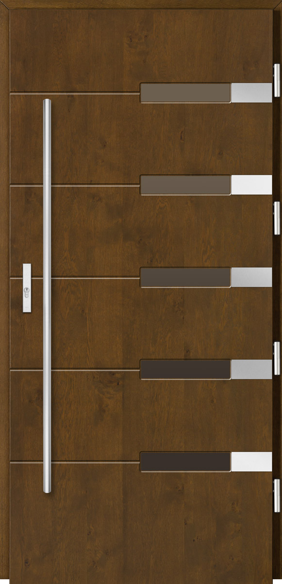 Drzwi zewnętrzne drewniane BARAŃSKI DRZWI DB 330