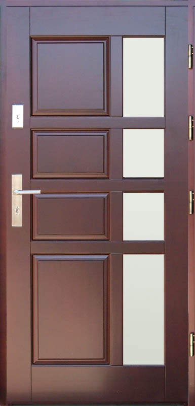 Drzwi zewnętrzne drewniane DERPAL D-35