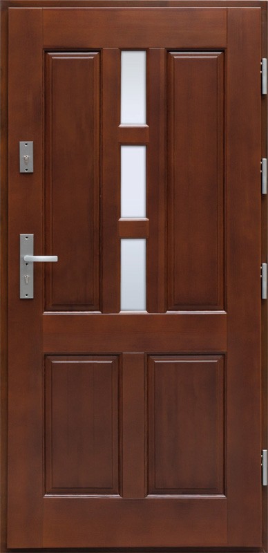 Drzwi zewnętrzne drewniane DERPAL D-36
