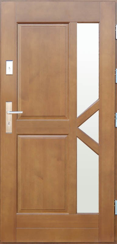 Drzwi zewnętrzne drewniane DERPAL D-41