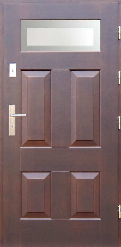Drzwi zewnętrzne drewniane DERPAL D-53