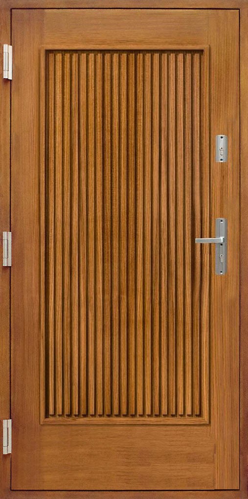 Drzwi zewnętrzne drewniane DERPAL D-58