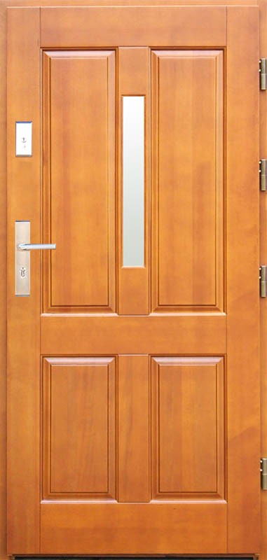 Drzwi zewnętrzne drewniane DERPAL D-6