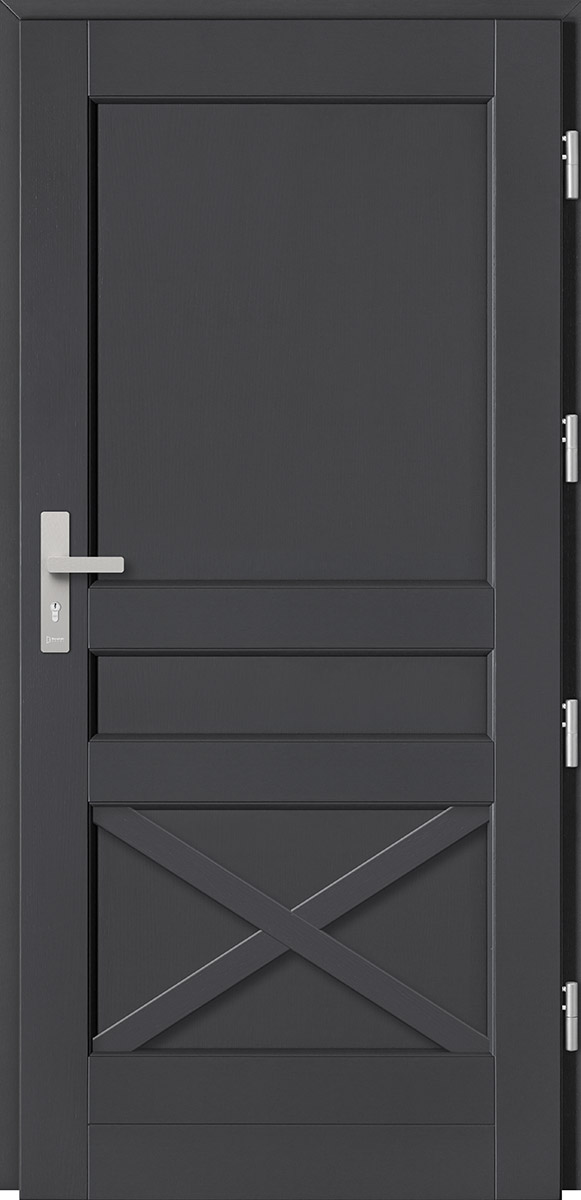 Drzwi zewnętrzne drewniane BARAŃSKI DRZWI DB 61a
