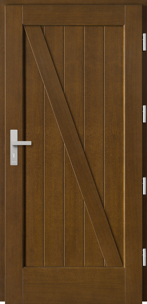 Drzwi zewnętrzne drewniane BARAŃSKI DRZWI DB 66a