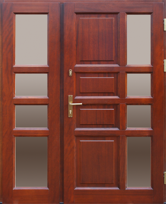 Drzwi zewnętrzne podwójne ramowo-szkieletowe DOORSY CLAMART