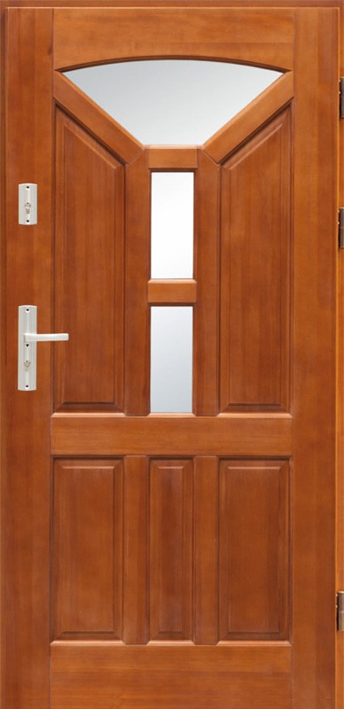 Drzwi zewnętrzne drewniane DERPAL D-37