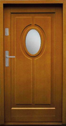Drzwi zewnętrzne drewniane DERPAL D-61