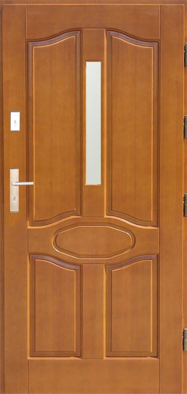 Drzwi zewnętrzne drewniane DERPAL D-13