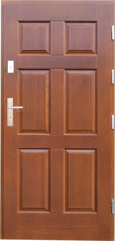 Drzwi zewnętrzne drewniane DERPAL D-8