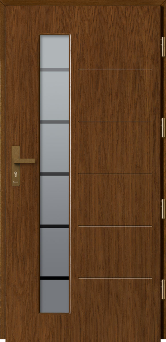 Drzwi zewnętrzne drewniane BARAŃSKI DRZWI DB 252