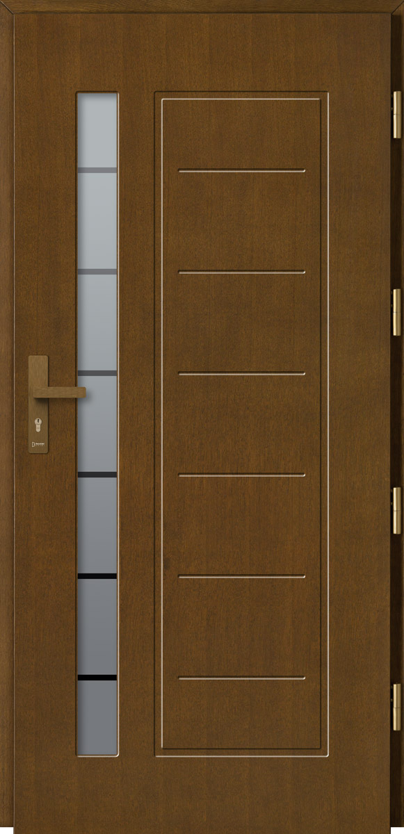 Drzwi zewnętrzne drewniane BARAŃSKI DRZWI DB 296