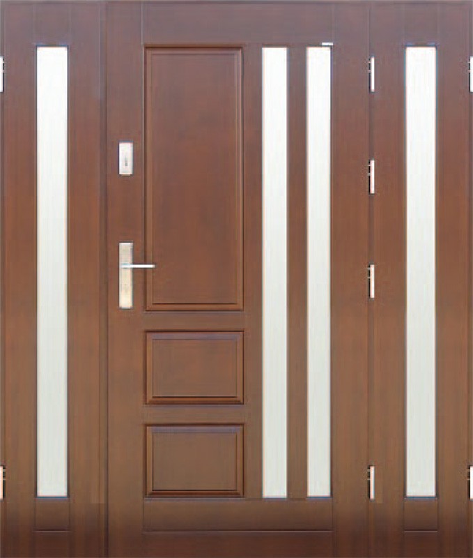 Drzwi zewnętrzne drewniane DERPAL DN-8