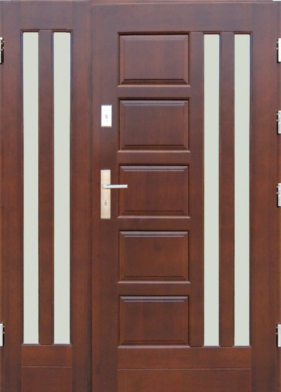 Drzwi zewnętrzne drewniane DERPAL DN-9