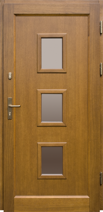 Drzwi zewnętrzne ramowo-płycinowe DOORSY PARLA