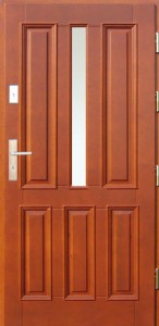 Drzwi zewnętrzne drewniane DERPAL D-17