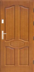 Drzwi zewnętrzne drewniane DERPAL D-18