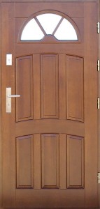 Drzwi zewnętrzne drewniane DERPAL D-20