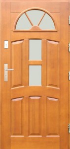 Drzwi zewnętrzne drewniane DERPAL D-22