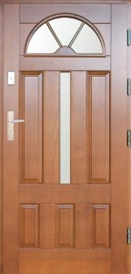Drzwi zewnętrzne drewniane DERPAL D-23