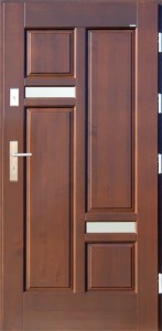 Drzwi zewnętrzne drewniane DERPAL D-44