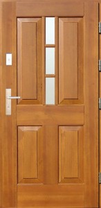 Drzwi zewnętrzne drewniane DERPAL D-50