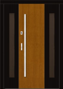 Drzwi zewnętrzne drewniane BARAŃSKI DRZWI DB 510