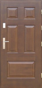 Drzwi zewnętrzne drewniane DERPAL D-52
