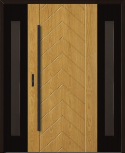 Drzwi zewnętrzne drewniane BARAŃSKI DRZWI DB 609