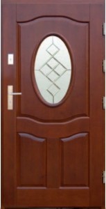 Drzwi zewnętrzne drewniane DERPAL D-34