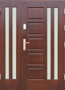 Drzwi zewnętrzne drewniane DERPAL DN-9