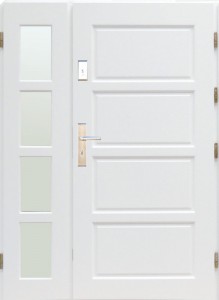 Drzwi zewnętrzne drewniane DERPAL DN-2