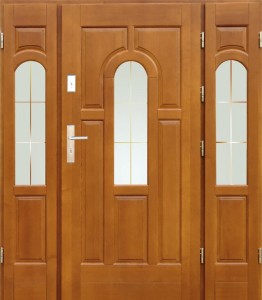 Drzwi zewnętrzne drewniane DERPAL DN-3