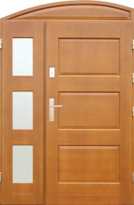 Drzwi zewnętrzne drewniane DERPAL DRI-12
